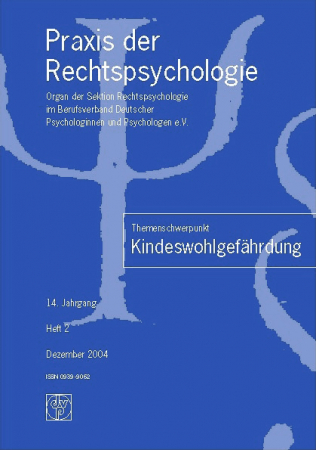 Praxis der Rechtspsychologie 2/2004