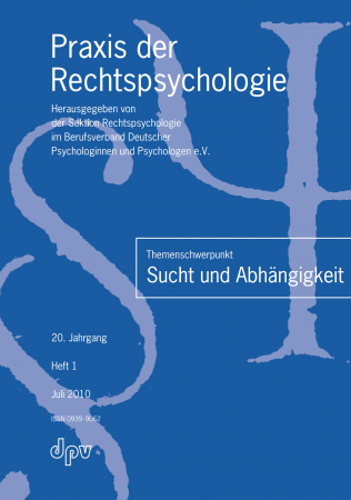 Praxis der Rechtspsychologie 1/2010