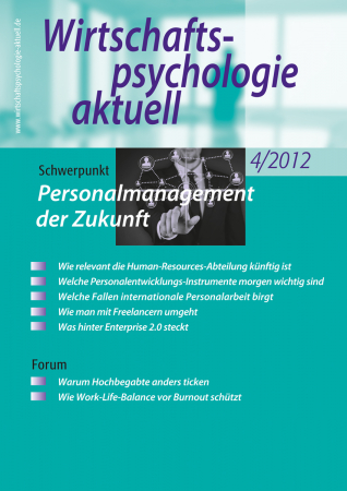 Wirtschaftspsychologie aktuell 4/2012