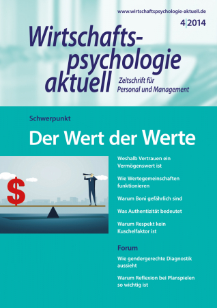 Wirtschaftspsychologie aktuell 4/2014
