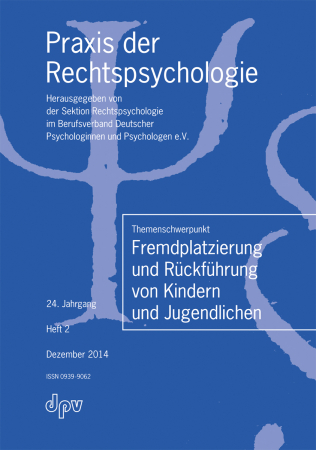 Praxis der Rechtspsychologie 2/2014