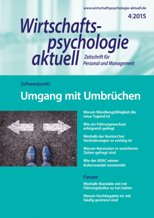 Wirtschaftspsychologie aktuell 4/2015