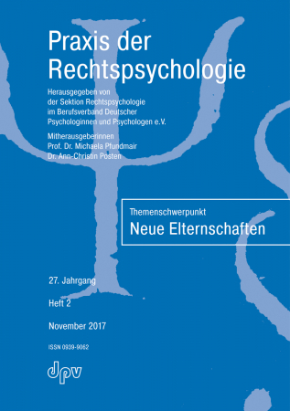 Praxis der Rechtspsychologie 2/2017