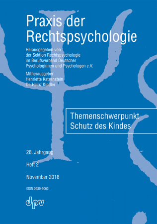 Praxis der Rechtspsychologie 2/2018