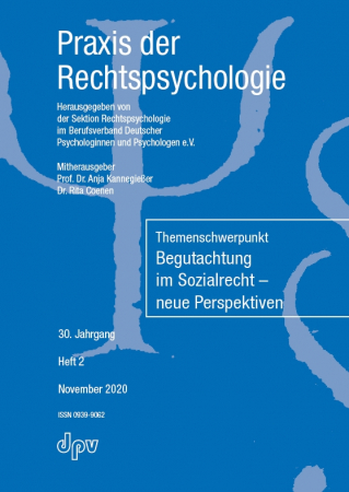 Praxis der Rechtspsychologie 2/2020