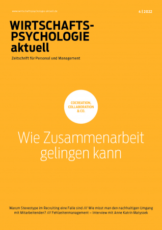 E-Paper Wirtschaftspsychologie aktuell 4/2022
