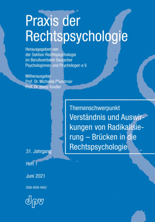 E-Paper Praxis der Rechtspsychologie 1/2021
