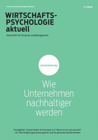 E-Paper Wirtschaftspsychologie aktuell 4/2020